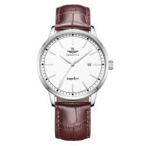 SRwatch SG3008.4102CV - Nam - Sapphire - 40mm - Quartz (Pin) - Dây da