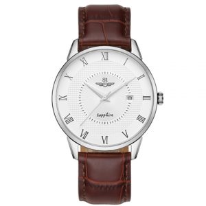 SRwatch SG1057.4102TE - Nam - Sapphire - 40mm - Quartz (Pin) - Dây da