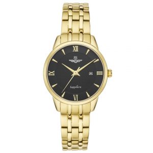 SRwatch SL1071.1401TE - Nữ - Sapphire - 30mm - Quartz (Pin) - Dây kim loại
