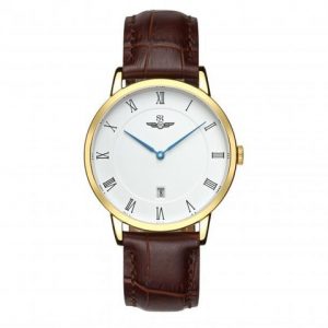 SRwatch SG1082.4602 - Nam - Sapphire - 38mm - Quartz (Pin) - Dây da