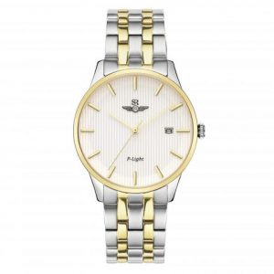 SRwatch SG10051.1202PL - Nam - Sapphire - 39mm - Quartz (Pin ánh sáng) - Dây kim loại