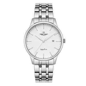 SRwatch SG1076.1102TE - Nam - Sapphire - 39mm - Quartz (Pin)- Dây kim loại