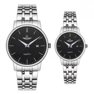 Đồng hồ cặp đôi SRWATCH SR1075.1101TE đen