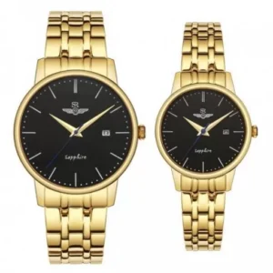 Đồng hồ cặp đôi SRWATCH SR1075.1401TE đen