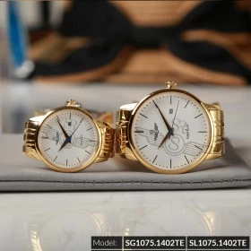 Đồng hồ cặp đôi SRWATCH SR1075.1402TE trắng giá tốt
